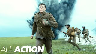 EPIC Battlefield Run Scene  1917  All Action [upl. by Telocin]