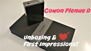 Unboxing amp First Impressions of Cowon Plenue D [upl. by Ranit665]