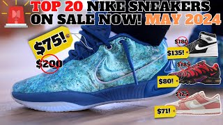 Top 20 NIKE Sneaker Deals On Sale Now New 25 Off Code [upl. by Ardnuyek]