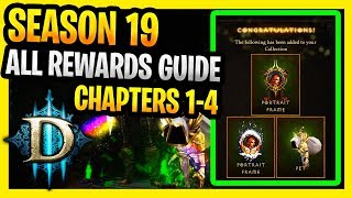 Diablo 3 Season 19 All Rewards Guide Pets Stash Space  Seasonal Journey Guide Part 2 [upl. by Ellehsar755]