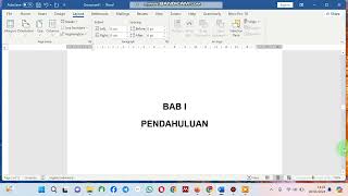 nomer halaman romawi dan angka dalam 1 file selang seling [upl. by Pump]