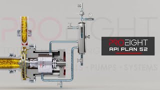 API PIPING PLAN Tandem Seals  Plan 52 [upl. by Gurl447]