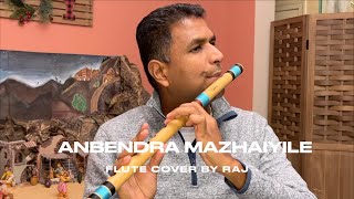 Anbendra Mazhaiyile  Minsara Kanavu  Flute Cover by Raj [upl. by Avaria]