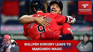 The Best Bullpen in Baseball Gets Deeper Manzardo Launches Guardians a Game Closer to Playoffs [upl. by Newmark]