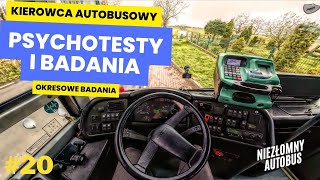 BADANIA OKRESOWE i PSYCHOTESTY  Praca KIEROWCY AUTOBUSU [upl. by Iatnohs]