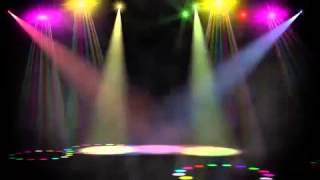 Swirling Colored Stage Spotlights Motion Background [upl. by Greff]