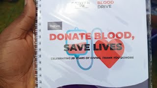 VLOG DONATE BLOOD SAVE LIVES🩸 [upl. by Winola]