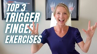 Top 3 Trigger Finger Exercises [upl. by Assirahs587]