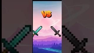 Minecraft diamond sword power VS mobs and another sword subscribe minecraft plz like [upl. by Matthei]