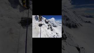 Direction refuge du Goûter depuis les Houches montblancchamonix alpesalpsalpinismemountains [upl. by Kostman]