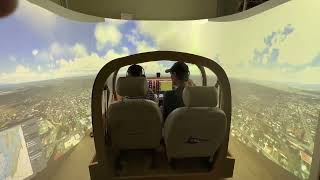 Test Flight of the DIY Flight SIm  Cessna 172 G1000 cockpit config [upl. by Krahmer]