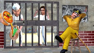 Thief Escape from Jail Sambar Soup Locker Key Hindi Kahani Hindi Bedtime Stories Hindi Moral Stories [upl. by Alyahsat]