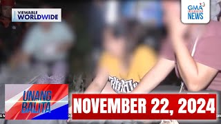 Unang Balita sa Unang Hirit NOVEMBER 22 2024 HD [upl. by Evars]