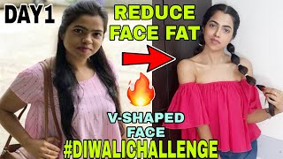 🔴DAY1REDUCE FACE FAT🔥DOUBLE CHIN CHUBBY CHEEKS in 2WEEKS CHALLENGE  WORKOUTDIET [upl. by Prudy]