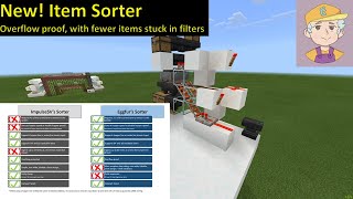 New Java amp Bedrock Item Sorter  overflow proof with only 2 filter items per slice [upl. by Dolphin]