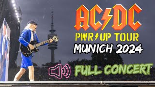 ACDC  FULL CONCERT  München 09062024 quotPOWER UPquotTour  AUDIO REMASTERED HIGH QUALITY [upl. by Ainaj]