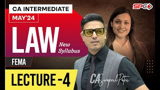 CA INTERMEDIATE LAW  MAY 24  NEW SYLLABUS  FEMA  LECTURE 4  BY CA SWAPNIL PATNI [upl. by Elleoj]