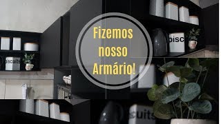 Como Fazer Armário de Cozinha com Madeiras Velhas  Parte 1 [upl. by Annirtak]