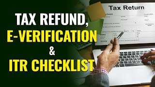 Income Tax Return 202324 Refund Everification Tax Payment Revised Return  FAQs answered [upl. by Ingvar]