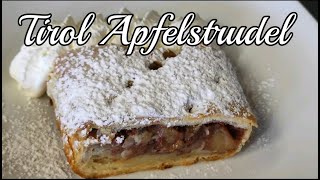 Come fare  APFELSTRUDEL TIROLESE  Questo dolce in ristorante và a ruba  ChefJasonznc [upl. by Janey]