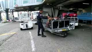 Aéroports de Lyon  Gendarmerie des Transports Aériens  Air Transport Police [upl. by Aleirbag]