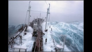 SHIPS IN STORM COMPILATION MONSTER WAVES [upl. by Argela348]