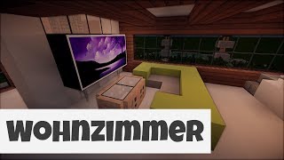 MINECRAFT HAUS 101 EINRICHTEN  Wohnzimmer  Folge 3 [upl. by Ynafets617]