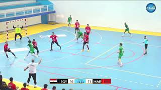 But Maroc Égypt Confédération Africaine Handball Tunisie 2024 junior masculin [upl. by Enirrok]