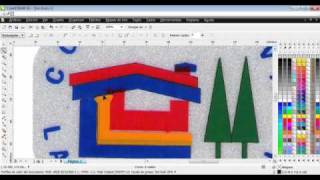 TUTORIAL COREL DRAW X5 como vectorizar una imagen en corelwmv [upl. by Melesa]