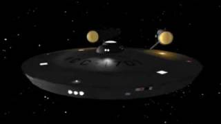 USS Enterprise at warp speed [upl. by Pearle]