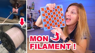 Jai fabriqué mes filaments 3D  🤩 [upl. by Urson940]