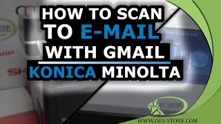 Learn how to setup scan to email in under 5 minutes Konica Minolta [upl. by Oakley]