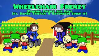 FNF  Wheelchair Frenzy  Fangirl Frenzy but Dave ft Bambi Tristan amp Expunged sings it [upl. by Ever]