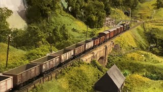 Heavy Haulage on the Yorkshire Dales Model Railway [upl. by Ellmyer]