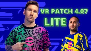 eFootball 2022 PS3  VR PATCH 407 Lite [upl. by Pebrook]