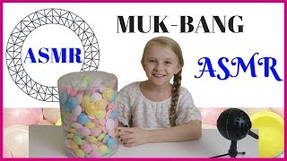 ASMR amp Mukbang  Eating Flying Saucers UFO Candy Sweets [upl. by Aon241]