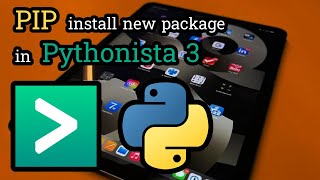 How to install new python package or library in pythonista 3 ipad [upl. by Recnal758]