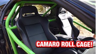 Installing a roll cage in a Camaro [upl. by Leavy486]