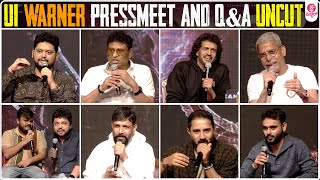 UI Warner Pressmeet AND QampA UNCUT  Upendra  Lahari Films  Venus Enterrtainers  KP Srikanth [upl. by Oletha770]