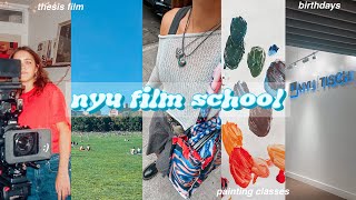 NYU VLOG a realistic week in my life at film school [upl. by Silverman]