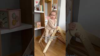 Iam luat cadru de cățărare bebelușului meu de 1 an 👶🏼 pikler montessori shorts [upl. by Silenay]