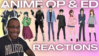 ANIME LOVER Reacts to OPENINGS amp ENDINGS FOR FIRST TIME [upl. by Tima109]