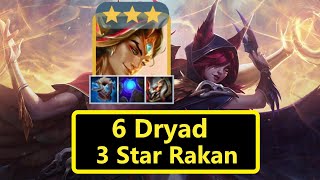 ⭐️⭐️⭐️ Rakan 3 Star 6 Dryad  Pengus Party Patch 1413  TFT Comps  Full Gameplays 聯盟戰棋  Set 11 [upl. by Ahseik559]