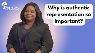 Important message by Octavia Spencer and the Ruderman Family Foundation [upl. by Willie]