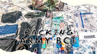 ARMY BASIC TRAINING PACKING LIST  2023 [upl. by Ylen]