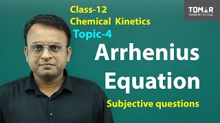 chemical kinetics arrhenius equation log formderivation and numerical [upl. by Bakerman]