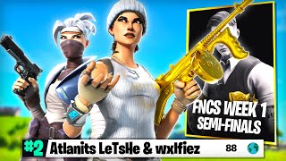 How Wolfiez and I Placed 2nd in FNCS SemiFinals Fortnite Tournament [upl. by Joceline]