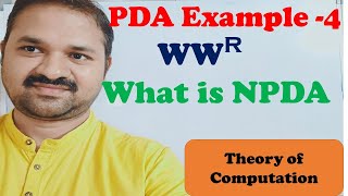 Construct PDA for the language LWWr  What is NPDA  Non Deterministic Push down Automata [upl. by Aisinut234]