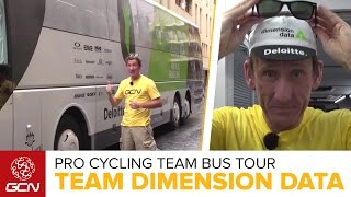 Team Dimension Data For Qhubeka Bus Tour  Tour De France 2016 [upl. by Hallsy]