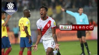 Perú 2  Ecuador 1  Eliminatorias Rusia 2018 [upl. by Enier]